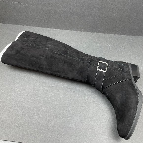 NWB DKNY Mattie Quilted Suede Knee-High Boots - Picture 3 of 8